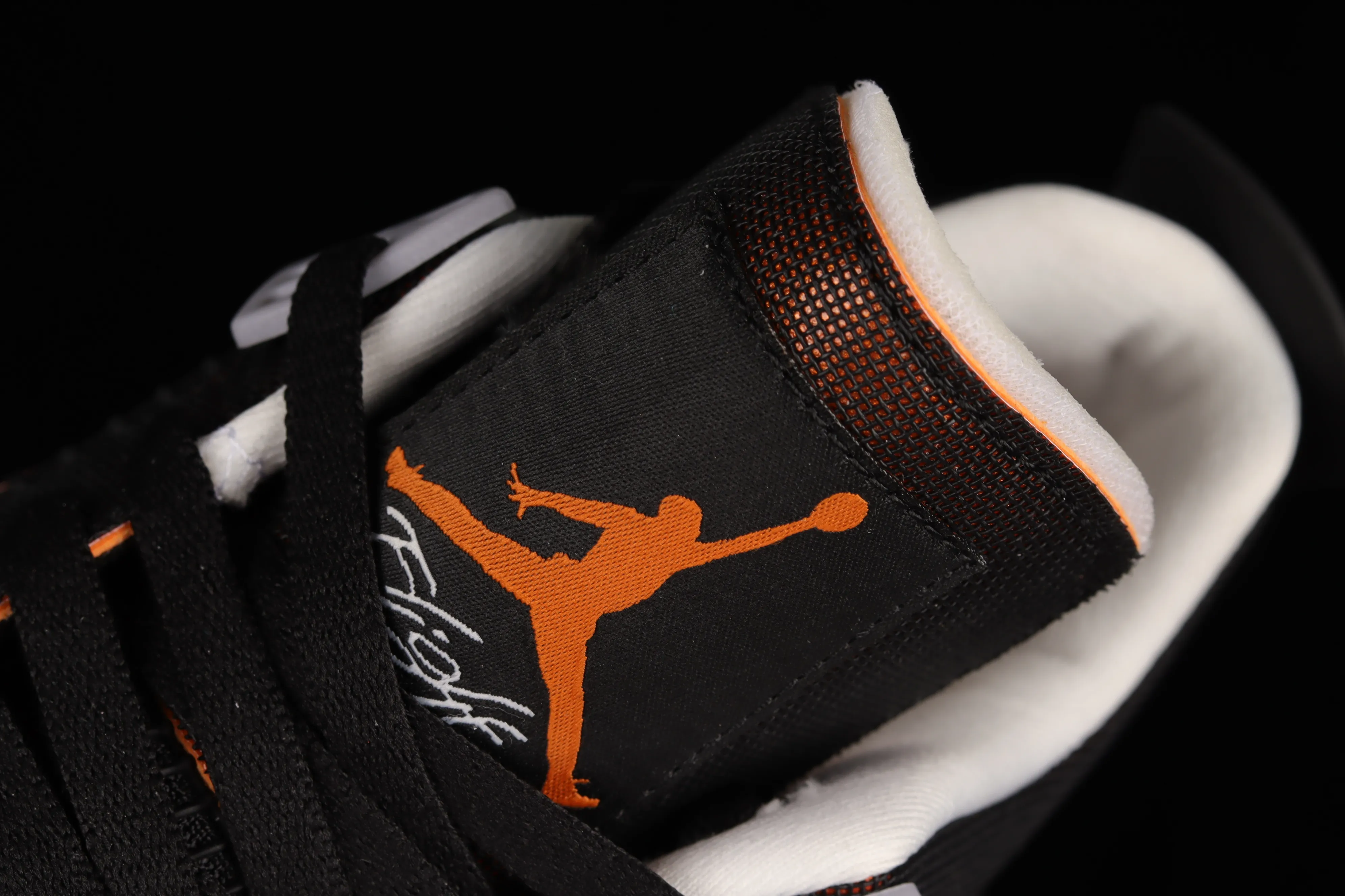 All categories Air Jordan Jordan series basketball shoes Air Jordan 4 Pure original Air Jordan 4 Retro SE AJ4 Joe 4 brass black orange starfish orange CW7183-100